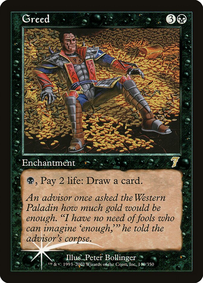 Greed 140 (7th Edition)  - Foil | Good Games Adelaide SA