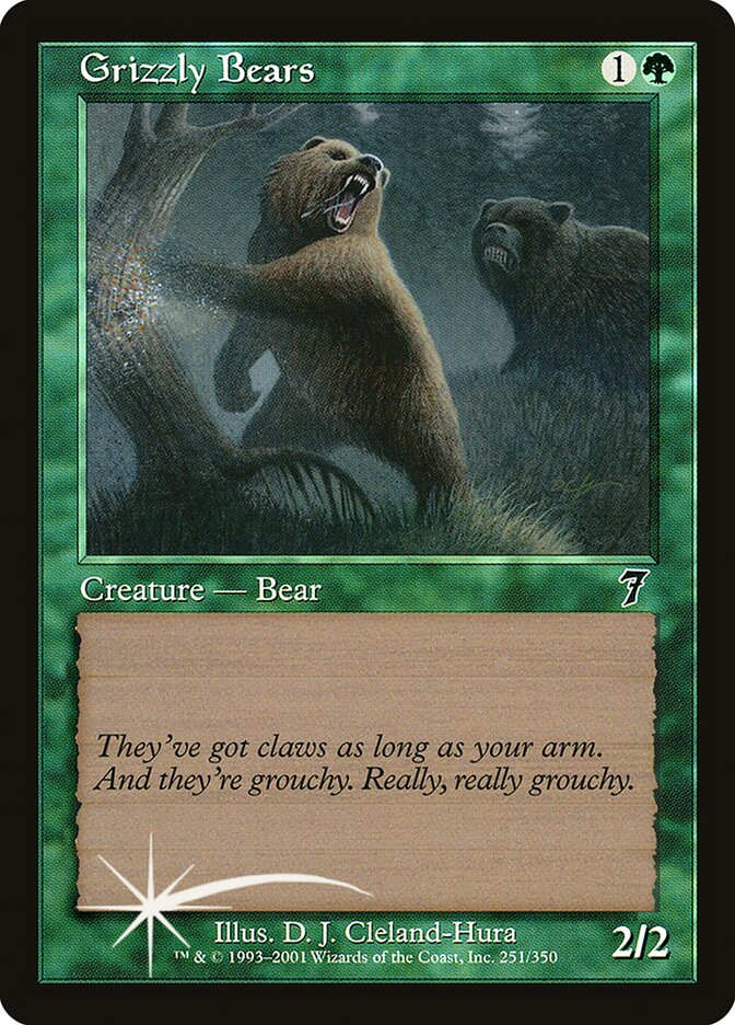 Grizzly Bears 251 (7th Edition)  - Foil | Good Games Adelaide SA