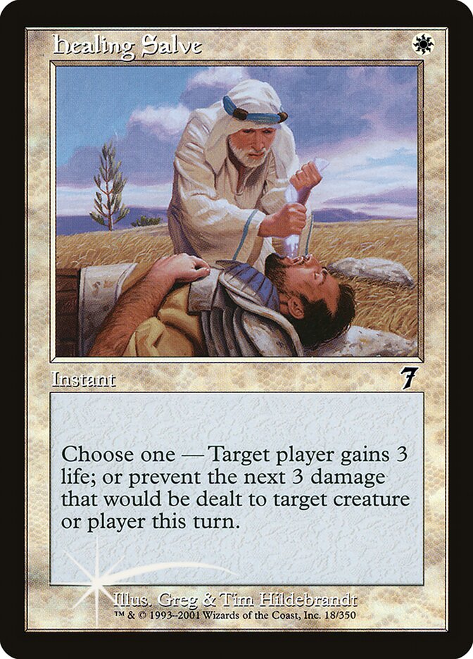 Healing Salve 18 (7th Edition)  - Foil | Good Games Adelaide SA