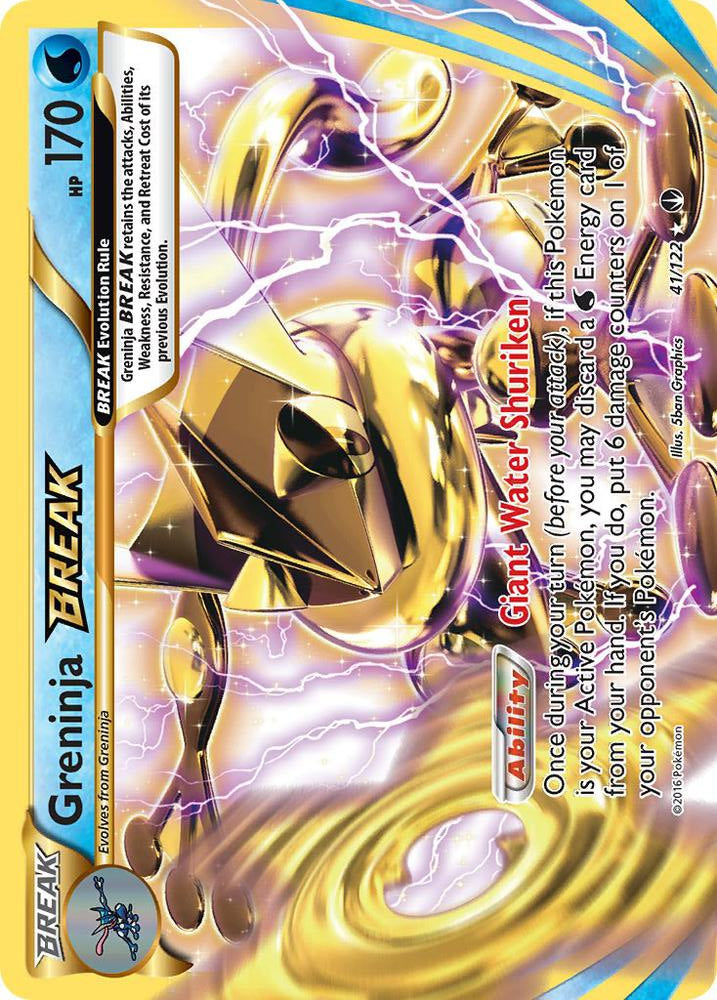 Greninja BREAK 41/122 (XY - BREAKpoint)  - Holofoil | Good Games Adelaide SA