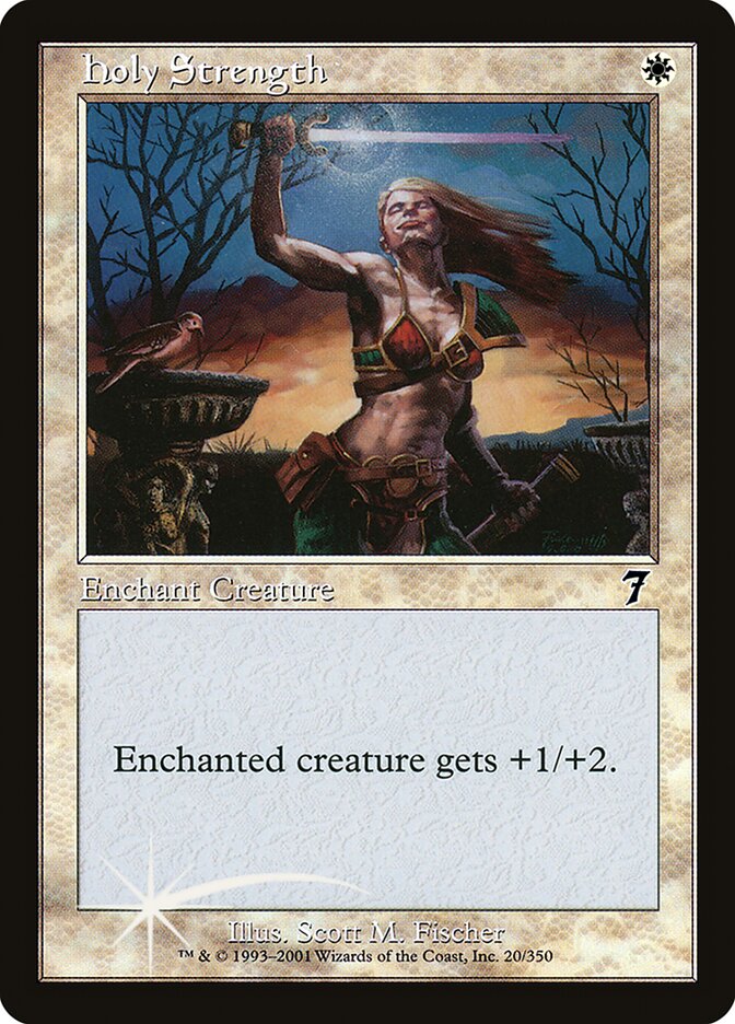 Holy Strength 20 (7th Edition)  - Foil | Good Games Adelaide SA