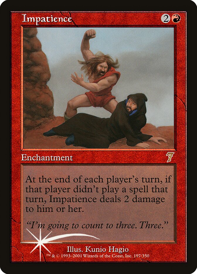 Impatience 197 (7th Edition)  - Foil | Good Games Adelaide SA