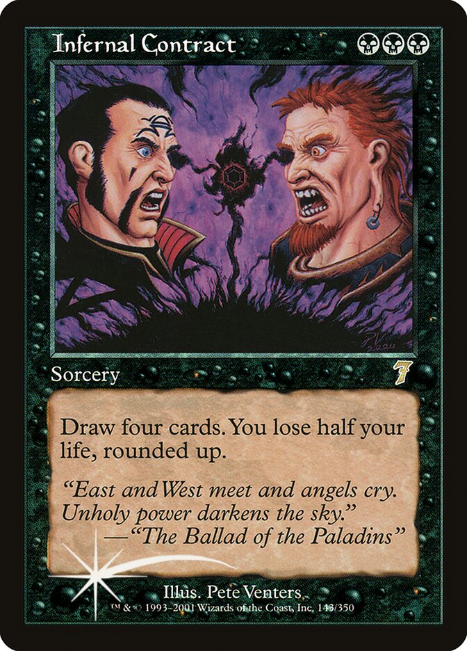 Infernal Contract 143 (7th Edition)  - Foil | Good Games Adelaide SA