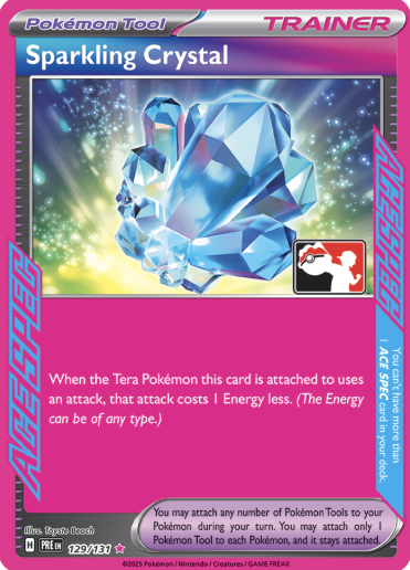 Sparkling Crystal Duplicate 129/131 (Prize Pack Series Cards)  - Holofoil | Good Games Adelaide SA