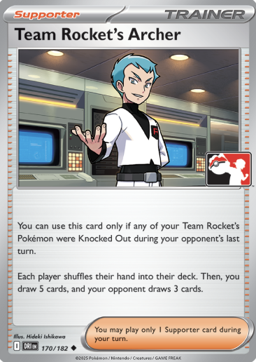 Team Rocket's Archer Series 8 170/182 (Prize Pack Series Cards)  | Good Games Adelaide SA