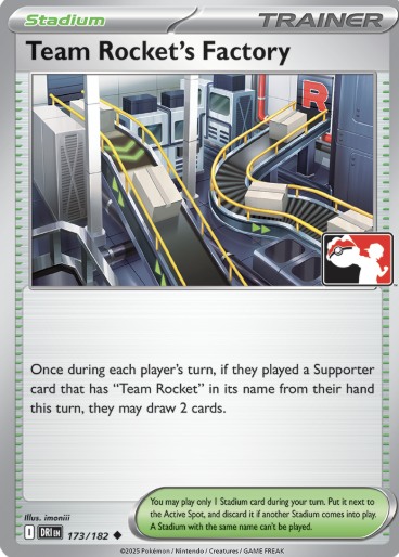 Team Rocket's Factory Series 8 173/182 (Prize Pack Series Cards)  - Holofoil | Good Games Adelaide SA