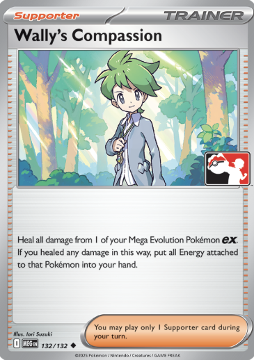 Wally's Compassion 132/132 (Prize Pack Series Cards)  - Holofoil | Good Games Adelaide SA