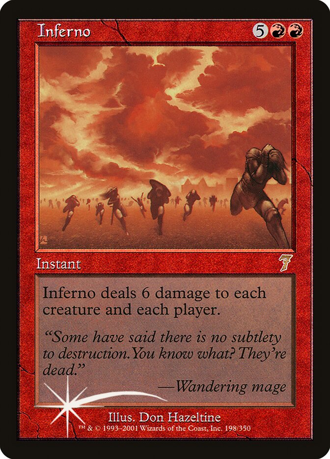 Inferno 198 (7th Edition)  - Foil | Good Games Adelaide SA