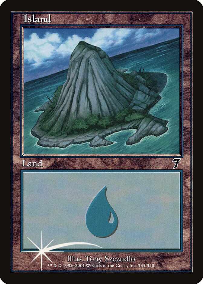 Island 335 (7th Edition)  - Foil | Good Games Adelaide SA