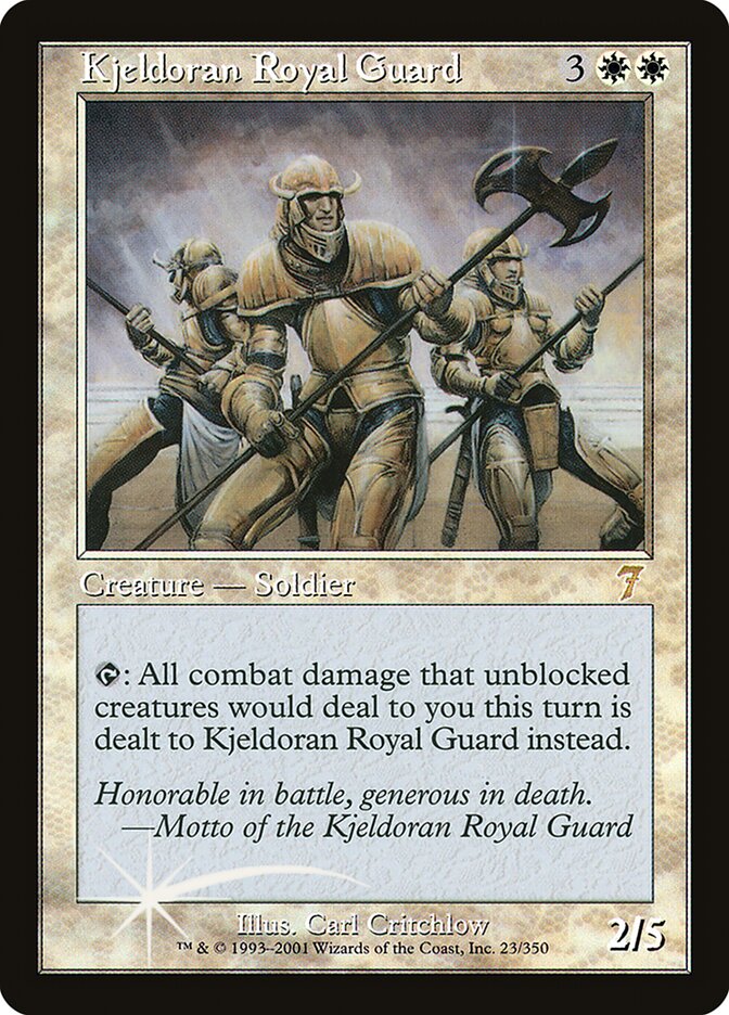 Kjeldoran Royal Guard 23 (7th Edition)  - Foil | Good Games Adelaide SA