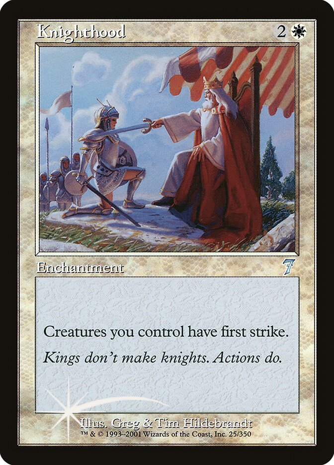 Knighthood 25 (7th Edition)  - Foil | Good Games Adelaide SA