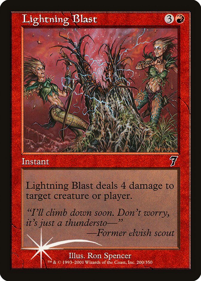 Lightning Blast 200 (7th Edition)  - Foil | Good Games Adelaide SA