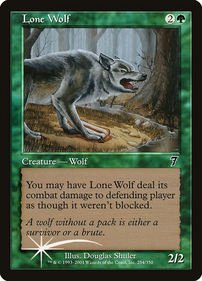 Lone Wolf 254 (7th Edition)  - Foil | Good Games Adelaide SA