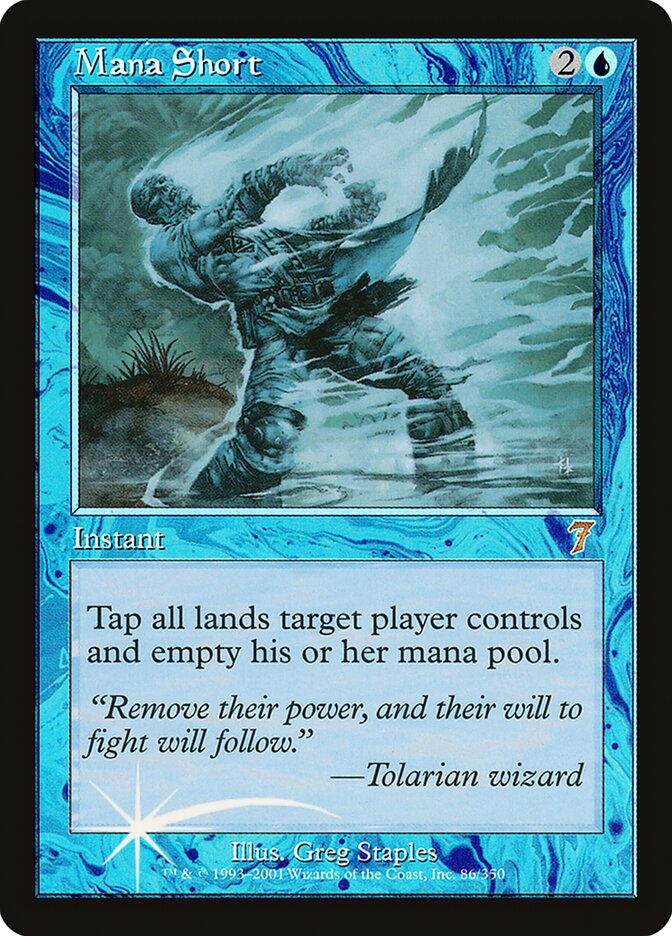Mana Short 86 (7th Edition)  - Foil | Good Games Adelaide SA