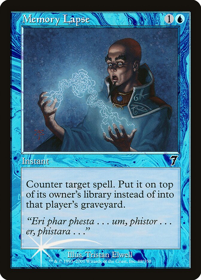 Memory Lapse 88 (7th Edition)  - Foil | Good Games Adelaide SA