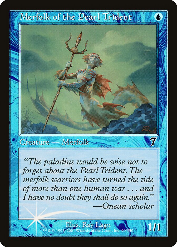 Merfolk of the Pearl Trident 90 (7th Edition)  - Foil | Good Games Adelaide SA