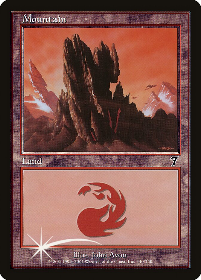 Mountain 340 (7th Edition)  - Foil | Good Games Adelaide SA
