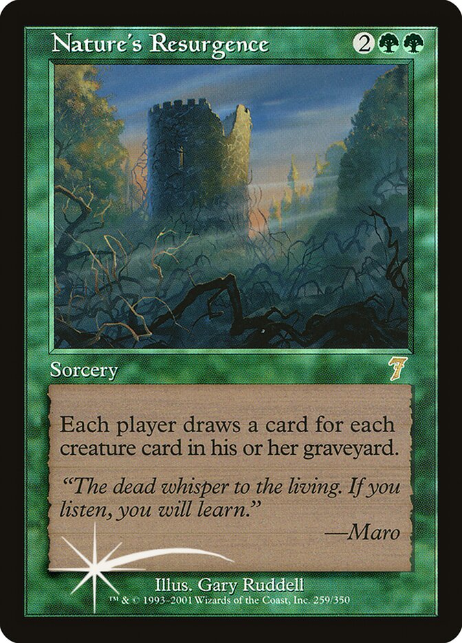 Nature's Resurgence 259 (7th Edition)  - Foil | Good Games Adelaide SA