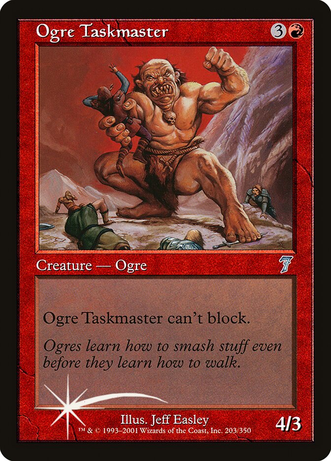 Ogre Taskmaster 203 (7th Edition)  - Foil | Good Games Adelaide SA