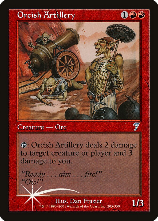 Orcish Artillery 205 (7th Edition)  - Foil | Good Games Adelaide SA