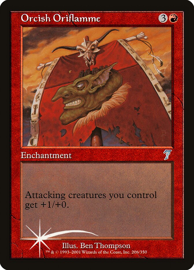 Orcish Oriflamme 206 (7th Edition)  - Foil | Good Games Adelaide SA