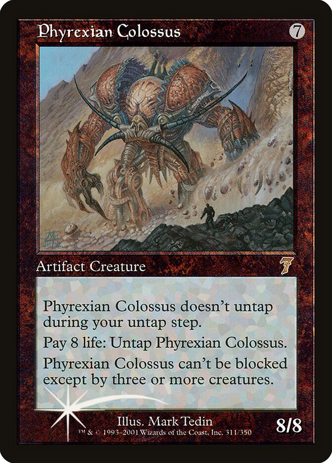 Phyrexian Colossus 311 (7th Edition)  - Foil | Good Games Adelaide SA