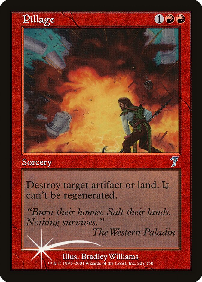 Pillage 207 (7th Edition)  - Foil | Good Games Adelaide SA