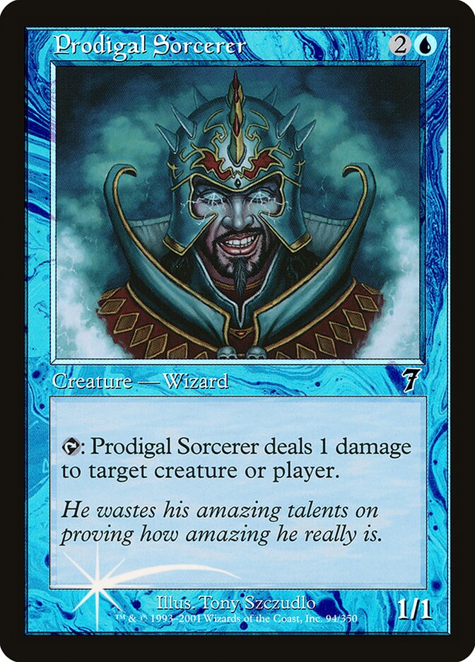 Prodigal Sorcerer 94 (7th Edition)  - Foil | Good Games Adelaide SA