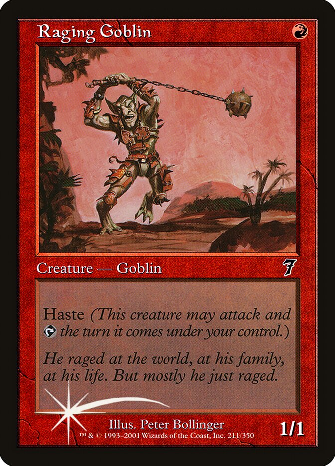 Raging Goblin 211 (7th Edition)  - Foil | Good Games Adelaide SA