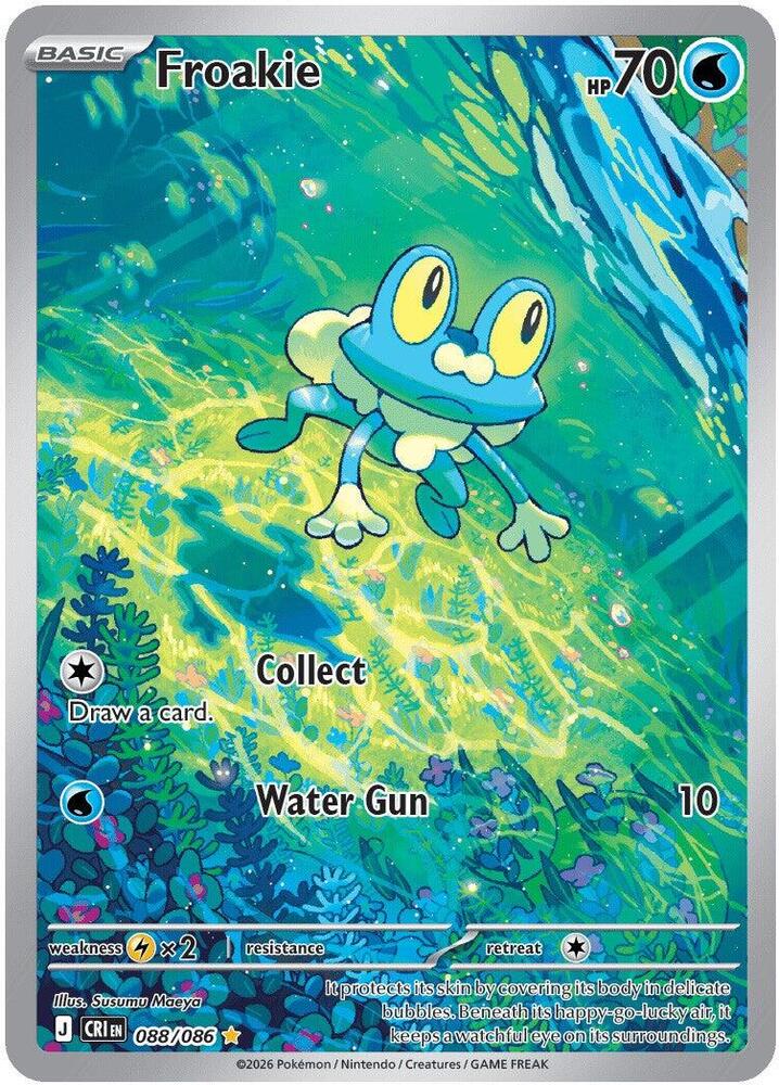 Froakie 088/086 (ME04: Chaos Rising)  - Holofoil | Good Games Adelaide SA