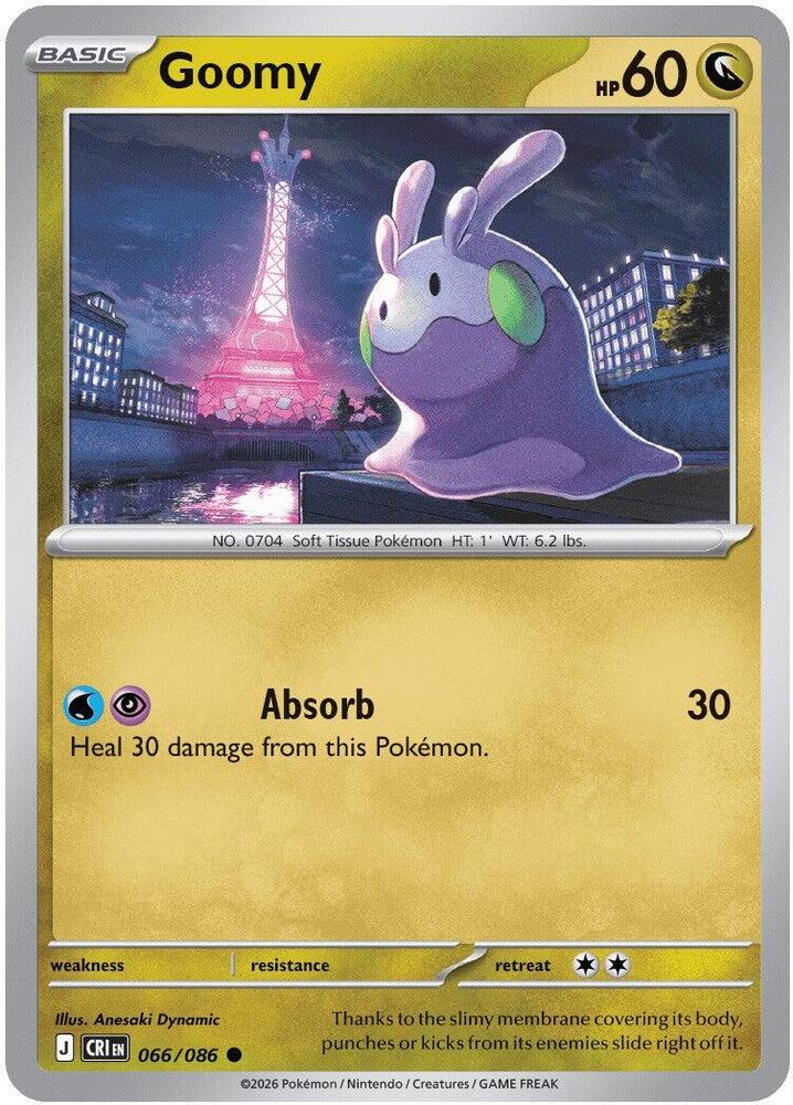 Goomy 066/086 (ME04: Chaos Rising)  - Reverse Holofoil | Good Games Adelaide SA