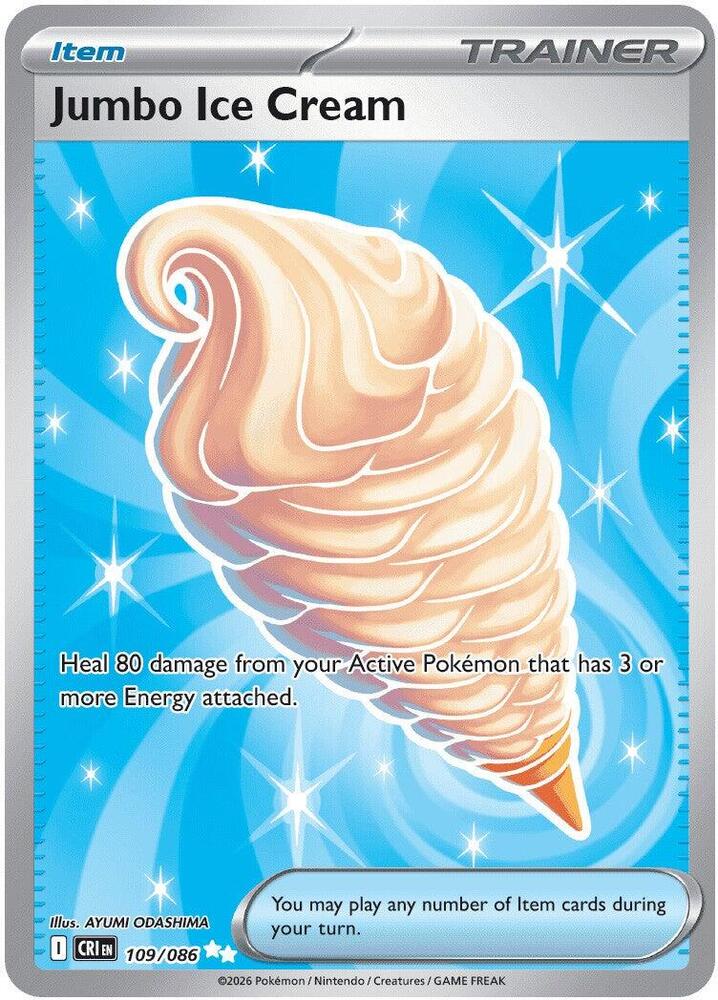 Jumbo Ice Cream 109/086 (ME04: Chaos Rising)  - Holofoil | Good Games Adelaide SA