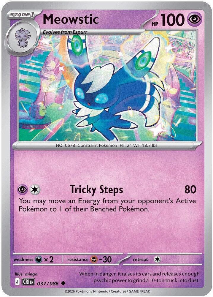 Meowstic 037/086 (ME04: Chaos Rising)  | Good Games Adelaide SA