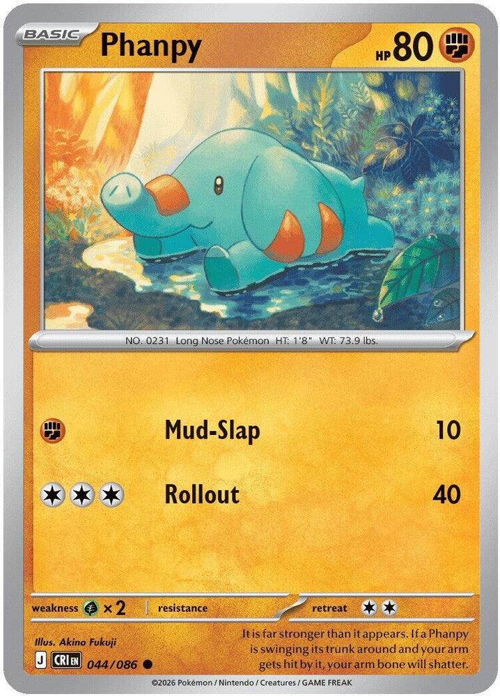 Phanpy 044/086 (ME04: Chaos Rising)  | Good Games Adelaide SA