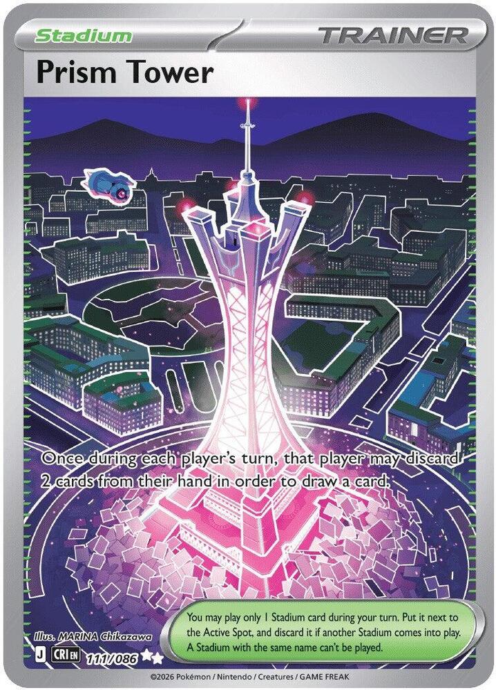 Prism Tower 111/086 (ME04: Chaos Rising)  - Holofoil | Good Games Adelaide SA