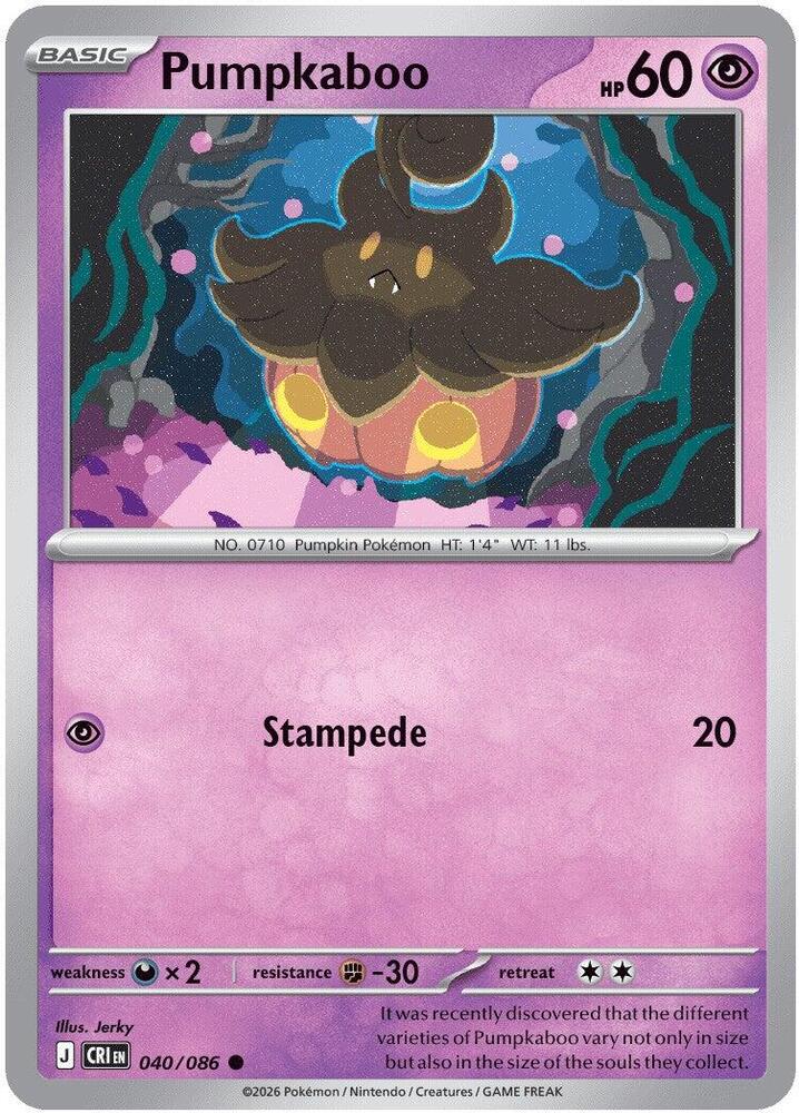 Pumpkaboo 040/086 (ME04: Chaos Rising)  | Good Games Adelaide SA