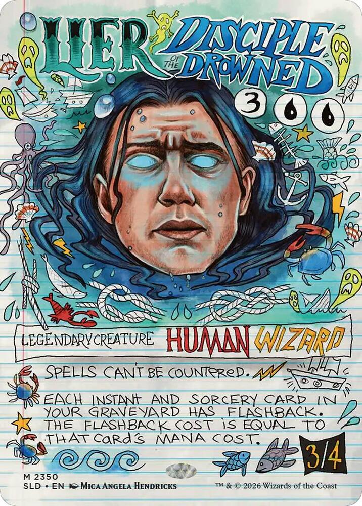 Lier Disciple of the Drowned 2350 (Secret Lair Drop Series)  - Foil | Good Games Adelaide SA