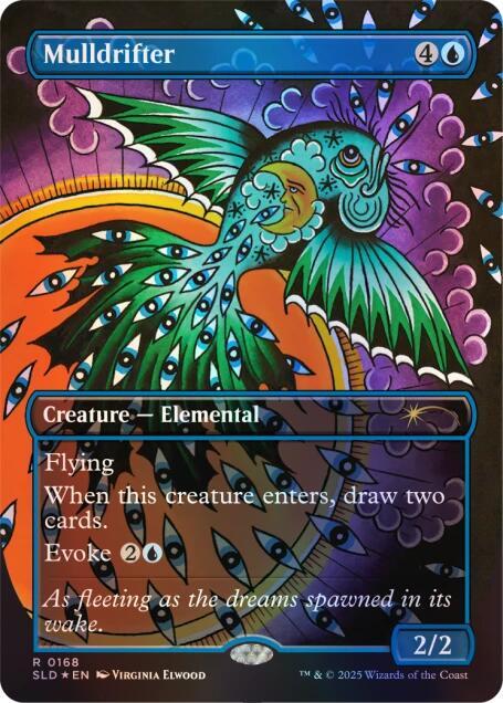 Mulldrifter 0168 Rainbow Foil 168 (Secret Lair Drop Series)  - Foil | Good Games Adelaide SA