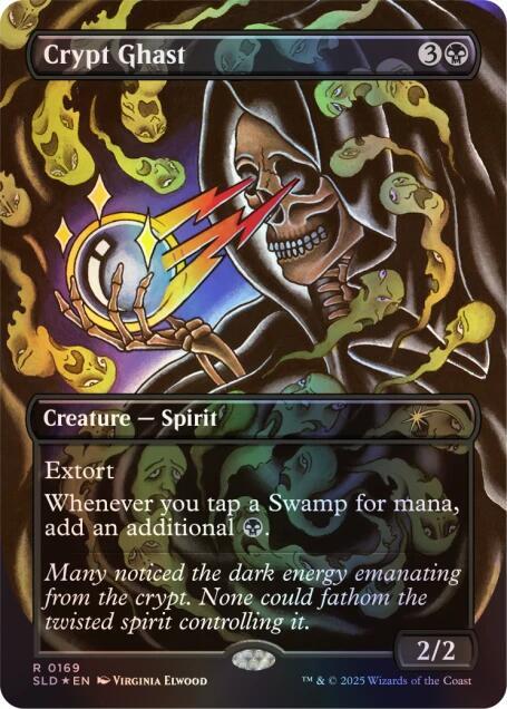 Crypt Ghast Rainbow Foil 169 (Secret Lair Drop Series)  - Foil | Good Games Adelaide SA