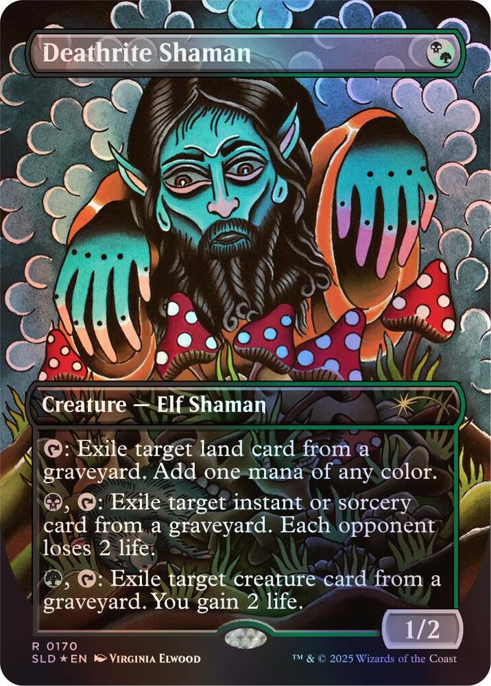 Deathrite Shaman Rainbow Foil 170 (Secret Lair Drop Series)  - Foil | Good Games Adelaide SA