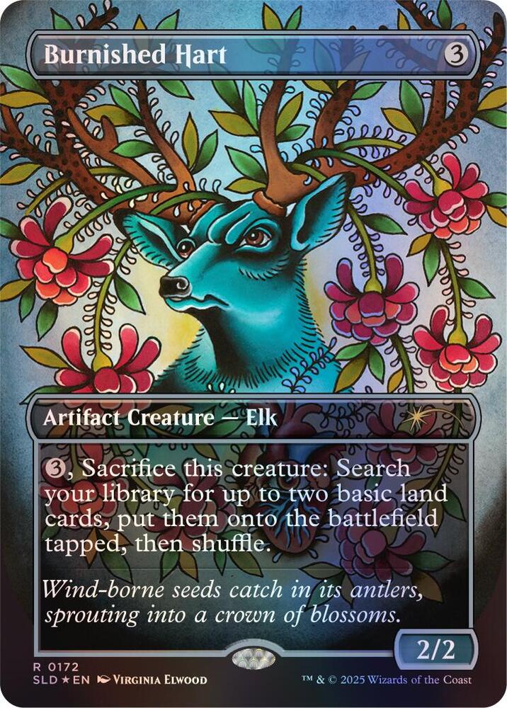 Burnished Hart Rainbow Foil 172 (Secret Lair Drop Series)  - Foil | Good Games Adelaide SA