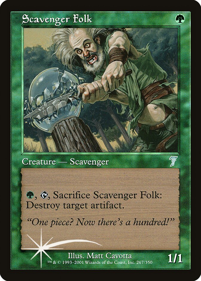 Scavenger Folk 267 (7th Edition)  - Foil | Good Games Adelaide SA