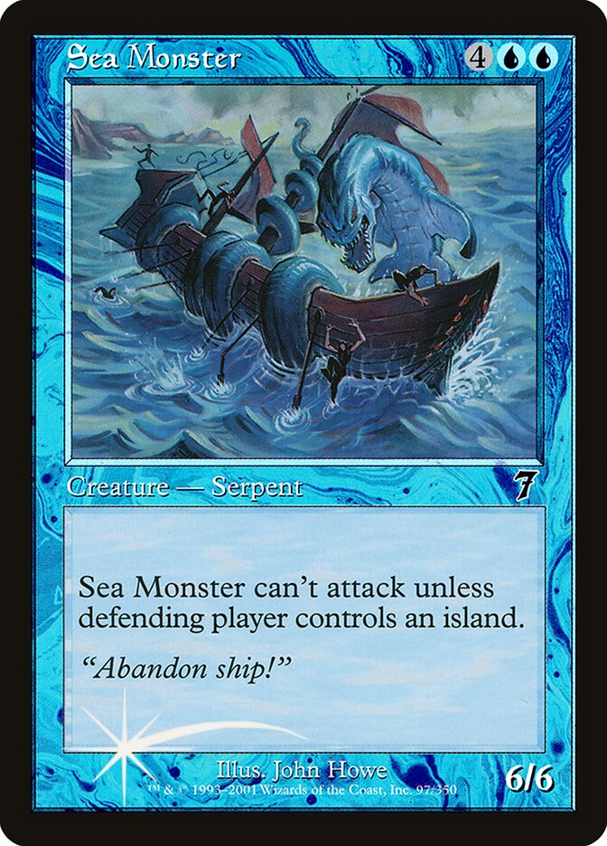 Sea Monster 97 (7th Edition)  - Foil | Good Games Adelaide SA