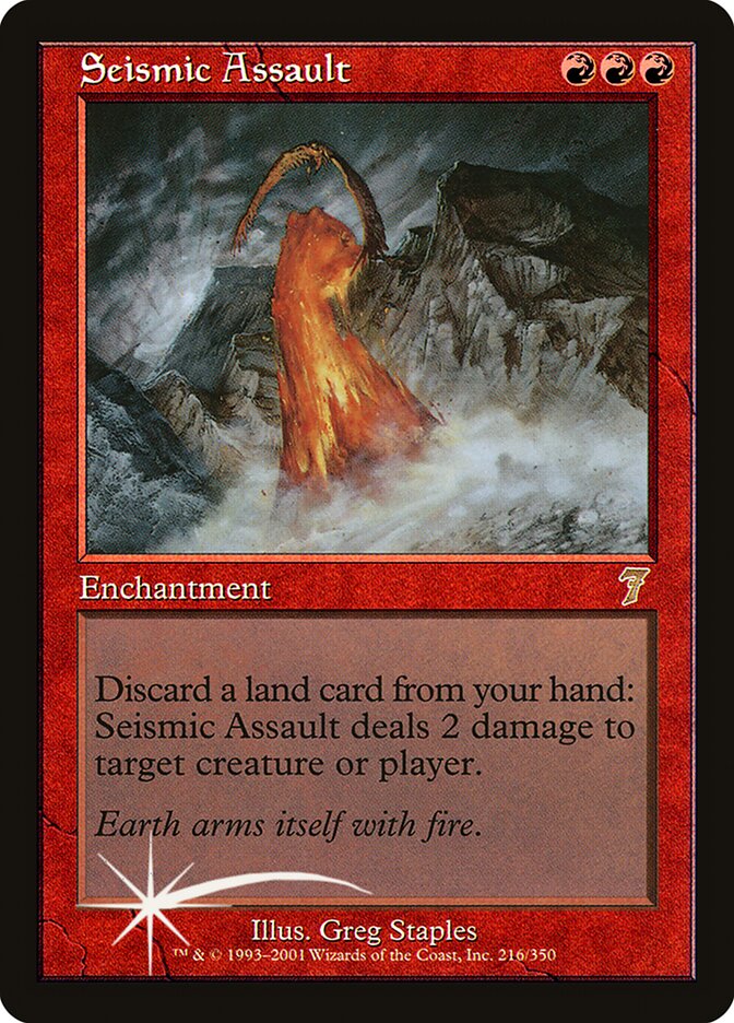 Seismic Assault 216 (7th Edition)  - Foil | Good Games Adelaide SA