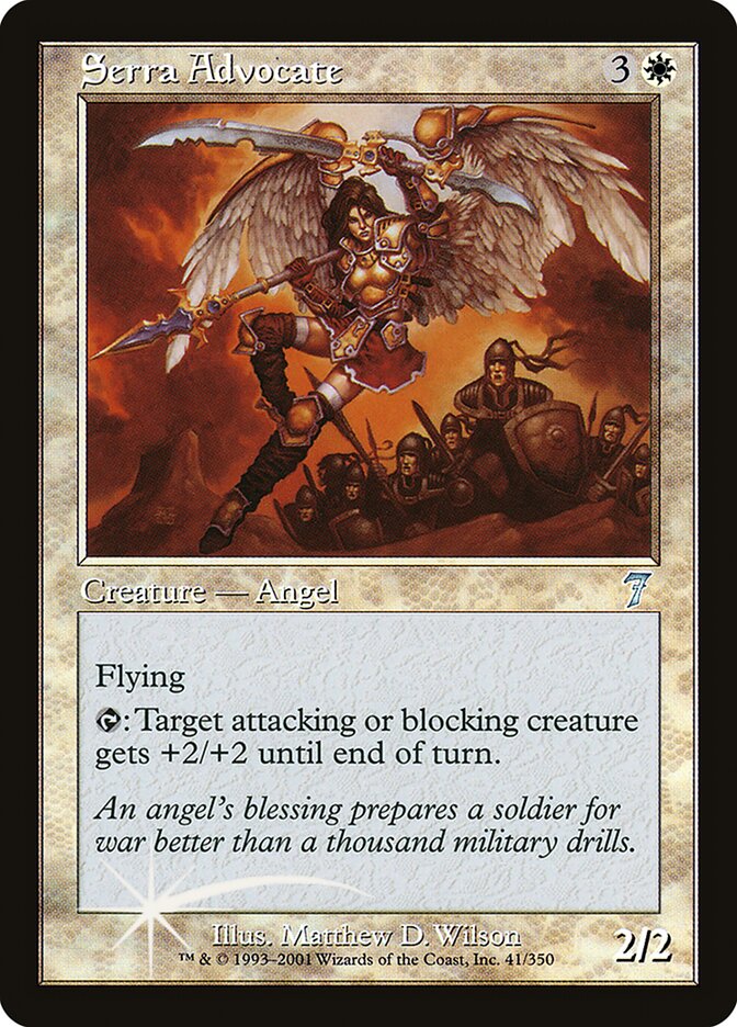 Serra Advocate 41 (7th Edition)  - Foil | Good Games Adelaide SA