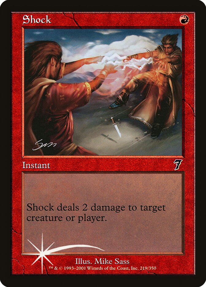 Shock 219 (7th Edition)  - Foil | Good Games Adelaide SA
