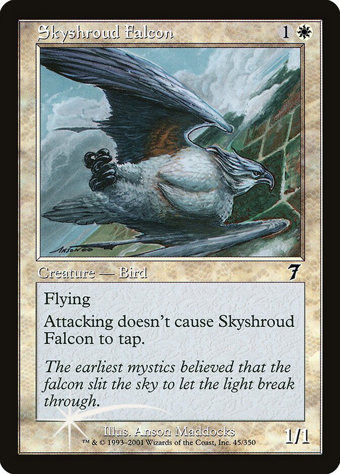 Skyshroud Falcon 45 (7th Edition)  - Foil | Good Games Adelaide SA
