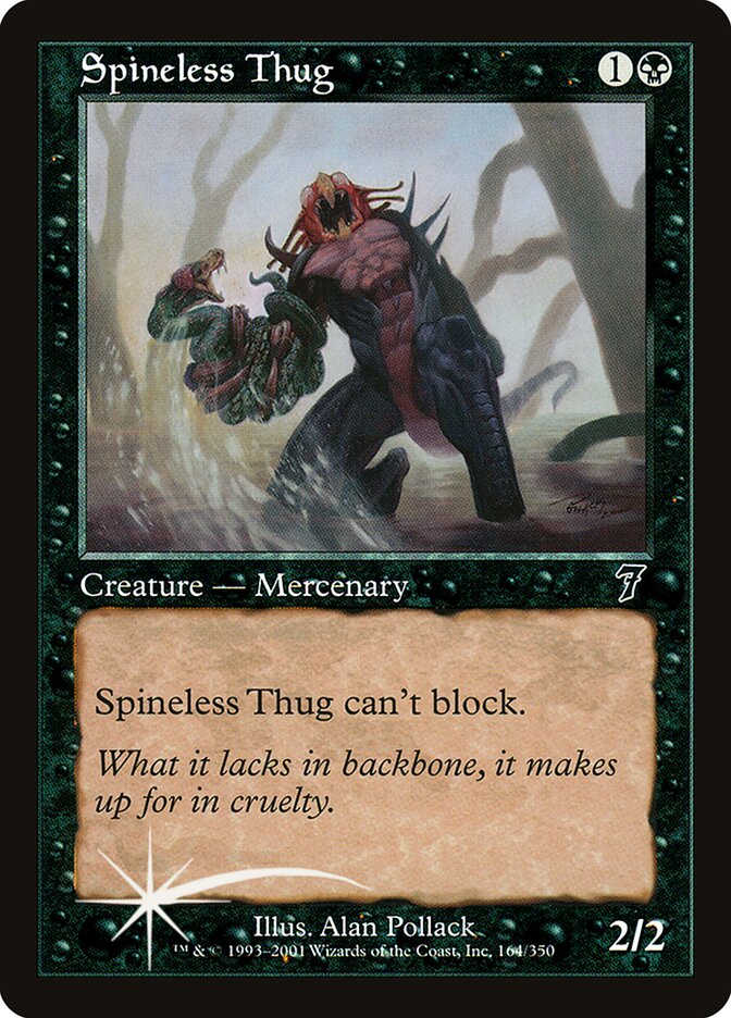 Spineless Thug 164 (7th Edition)  - Foil | Good Games Adelaide SA