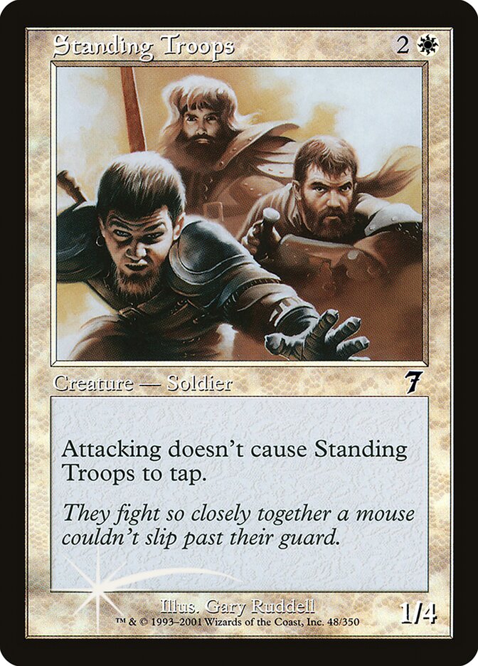 Standing Troops 48 (7th Edition)  - Foil | Good Games Adelaide SA
