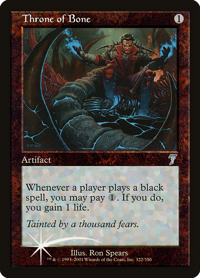 Throne of Bone 322 (7th Edition)  - Foil | Good Games Adelaide SA